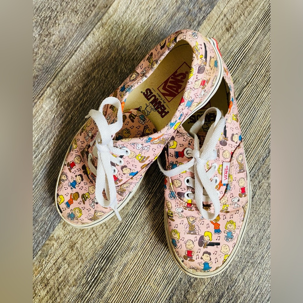 Vans Kids Peanuts Cartoon Sneakers